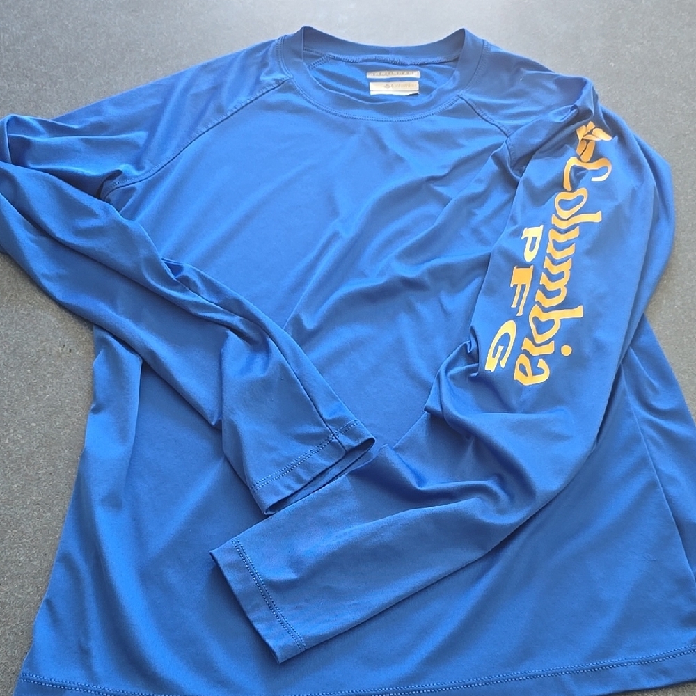 Columbia Blue Long Sleeve Shirt